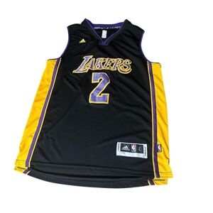 Adidas Men Los Angeles Lakers Lonzo Ball Alternative Jersey Sz Large
